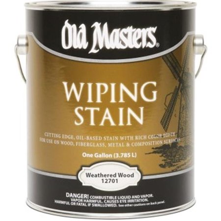 OLD MASTERS Old Masters 292657 1 gal Weathered Wood Wiping Stain 86348127012